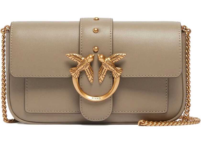 Genti de umar Pinko Love One Shoulder Bag NOCE-ANTIQUE GOLD Femei (BM 18891001) 1