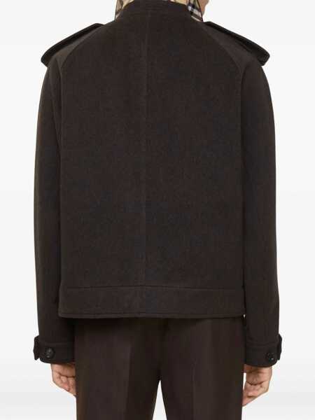 Jachete Burberry Cashmere Jacket COG BROWN MELANGE Barbati (BM 18891019) 3