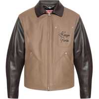 Jachete Wool and leather college Jacket Barbati