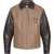 Kenzo Wool and leather college Jacket TAUPE