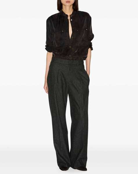 Pantaloni casual Isabel Marant Pants Lisetta GREY Femei (BM 18891253) 2