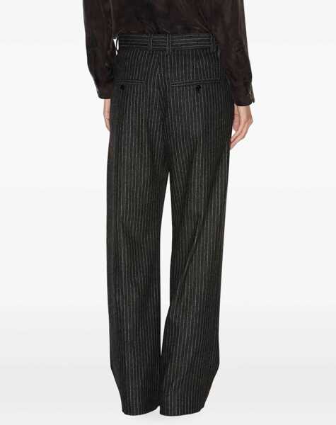 Pantaloni casual Isabel Marant Pants Lisetta GREY Femei (BM 18891253) 4