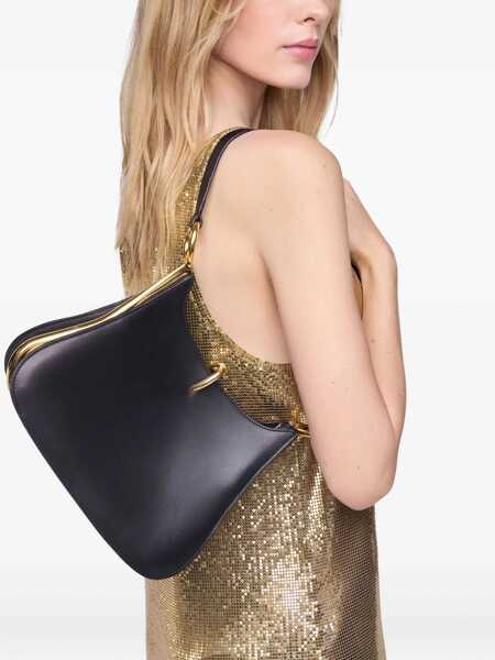 Genti de umar RABANNE Medium Leather Ring Bag BLACK Femei (BM 18891301) 4