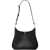 RABANNE Medium Leather Ring Bag BLACK