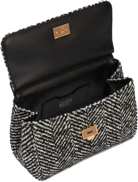 Genti de mana Dolce & Gabbana Miss Sicily Bag Medium BLACK Femei (BM 18891412) 4