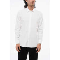 Camasi casual Poplin Cotton Shirt With Hidden Buttoning Barbati