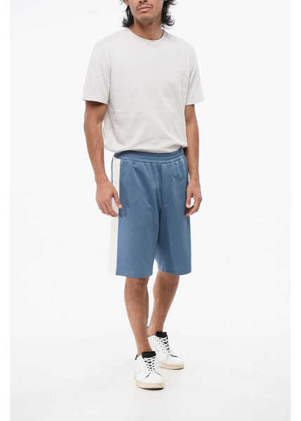 Pantaloni scurti Dior Parley Two-Tone Shorts With Embossed Logo White Barbati (BM 18891478) 4
