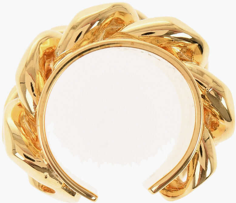 Inele Balmain Golden Effect Brass Ring With Overlapping Chain Gold Femei (BM 18891481) 2