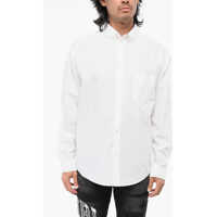 Camasi casual Back Printed Button-Down Collar Shirt Barbati