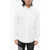Balenciaga Back Printed Button-Down Collar Shirt White