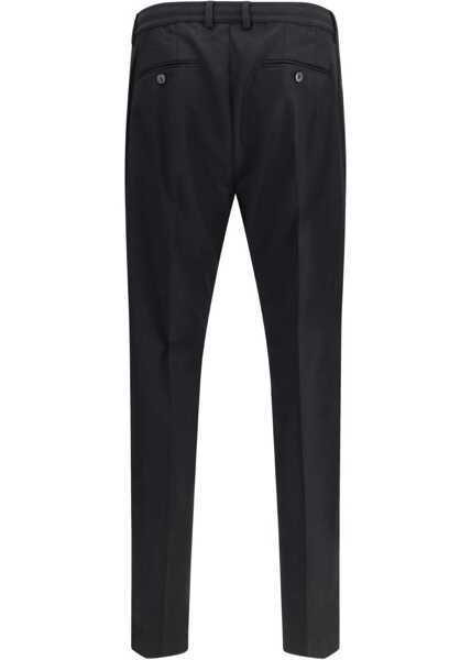 Pantaloni casual Cruna Virgin wool Pants NERO Barbati (BM 18891610) 3