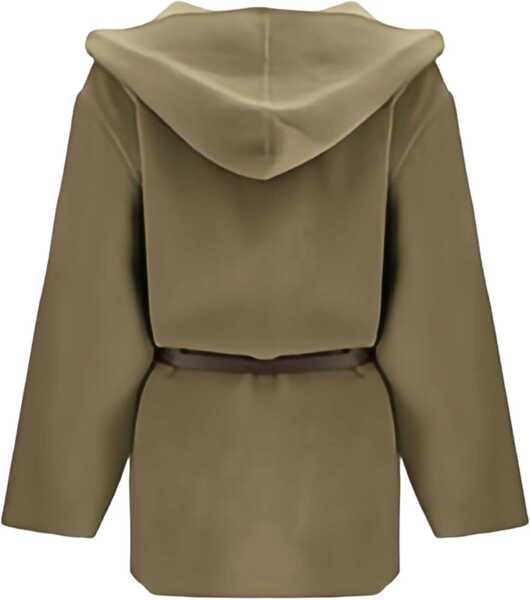 Jachete Jacob Cohen Double wool cloth caban Jacket GREEN Femei (BM 18891658) 3