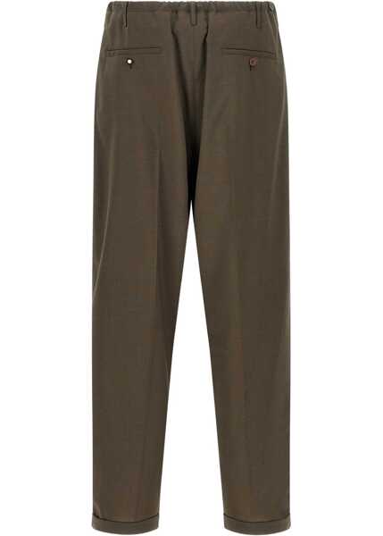 Pantaloni casual MAGLIANO Baggy elastic Pants MD1224 BROWN Barbati (BM 18891682) 2