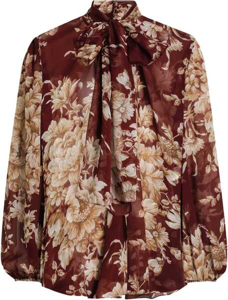 Camasi casual Dolce & Gabbana Silk chiffon floral Shirt ROSE CRETONNE Femei (BM 18891709) 1