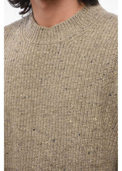 Pulovere Maison Margiela Mm1 Wool Blend Crew-Neck Sweater Beige Barbati (BM 18891796) 3