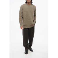 Pulovere Maison Margiela pentru Barbati - Pulovere Maison Margiela Mm1 Wool Blend Crew-Neck Sweater Beige Barbati (BM 18891796) - B-mall.ro