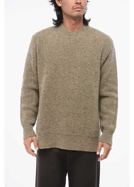 Pulovere Maison Margiela Mm1 Wool Blend Crew-Neck Sweater Beige Barbati (BM 18891796) 1