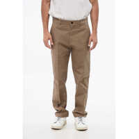 Pantaloni casual Straight Leg Chino Pants With Equestrian Knight Embroidery Barbati