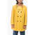 Maison Margiela Mm14 Waterproof Trench With Velvet Collar Yellow