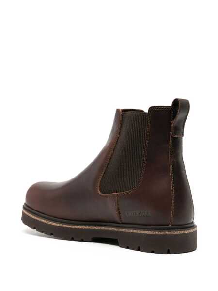 Bocanci Birkenstock Birkenstock Birkenstock Ankle Boot Chelsea Brown Leather BROWN Barbati (BM 18892437) 3