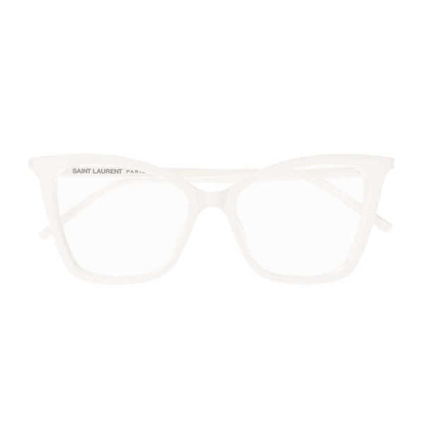 Ochelari de soare Saint Laurent Saint Laurent Sl 386 Linea Corner Angle Eyeglasses WHITE Femei (BM 18892632) 1