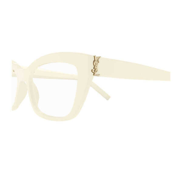 Ochelari de soare Saint Laurent Saint Laurent Sl M117 Linea Monogram Eyeglasses WHITE Femei (BM 18892635) 3