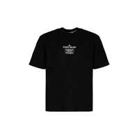 Tricouri Stone Island pentru Barbati - Tricouri Stone Island Stone Island Cotton Crew-Neck T-Shirt Black Barbati (BM 18892788) - B-mall.ro