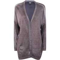 Cardigane Avant Toi "Star Dust" Effect Long Cardigan With Silk On Back Clothing Femei