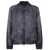 AVANT TOI Avant Toi "Moss" Stitch Bomber With Shadows, Lamination And Rhinestones Clothing Black