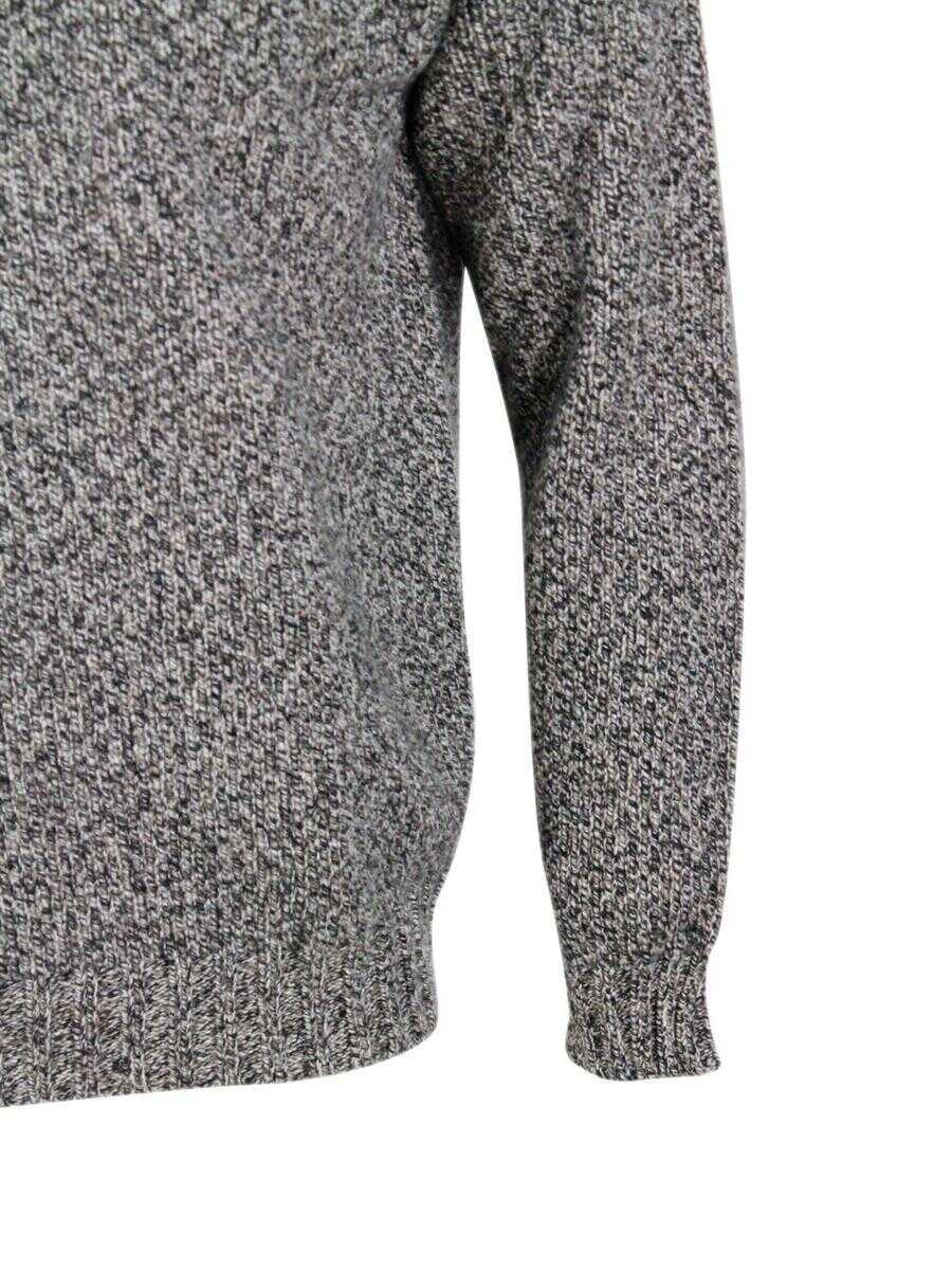 Pulovere 04651/ A TRIP IN A BAG 04651/ A Trip In A Bag Sweaters NERO - BEIGE Barbati (BM 18894876) 4