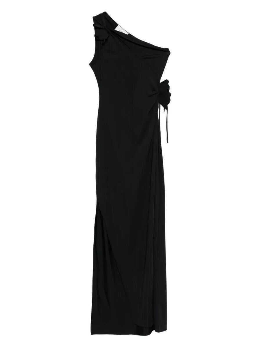 Rochii COPERNI Coperni Asymmetric Flower Gown Clothing Black Femei (BM 18895413) 1