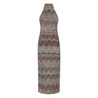 Rochii Missoni High-Neck Long Dress Femei