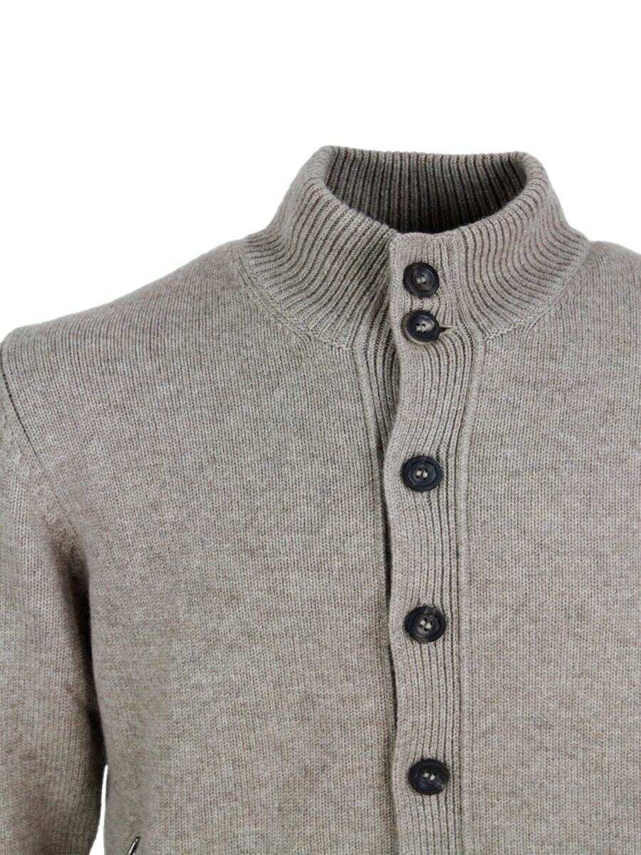 Pulovere Sonrisa Sonrisa Sweaters BROWN Barbati (BM 18897003) 4