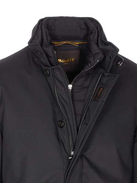 Paltoane Moorer Moorer Coats Black Barbati (BM 18897399) 3