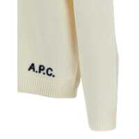 Pulovere A.P.C. pentru Barbati - Pulovere A.P.C. A.P.C. Edward Sweater WHITE Barbati (BM 18897963) - B-mall.ro