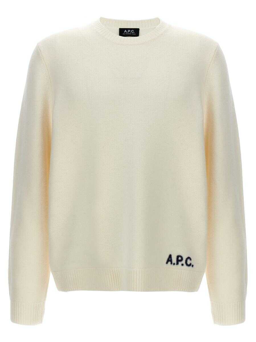 Pulovere A.P.C. A.P.C. Edward Sweater WHITE Barbati (BM 18897963) 1