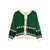 Bobo Choses Kaleidoscope jacquard cardigan Green