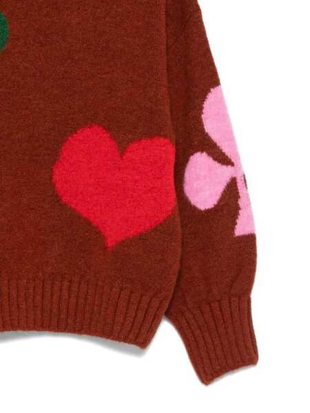 Pulovere casual Bobo Choses Bobo Joker jacquard turtle neck jumper Red Fete (BM 18898119) 3