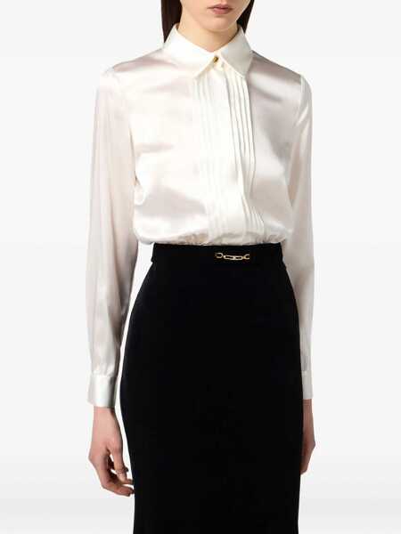 Rochii Elisabetta Franchi WOMENS DRESS White Femei (BM 18898218) 4