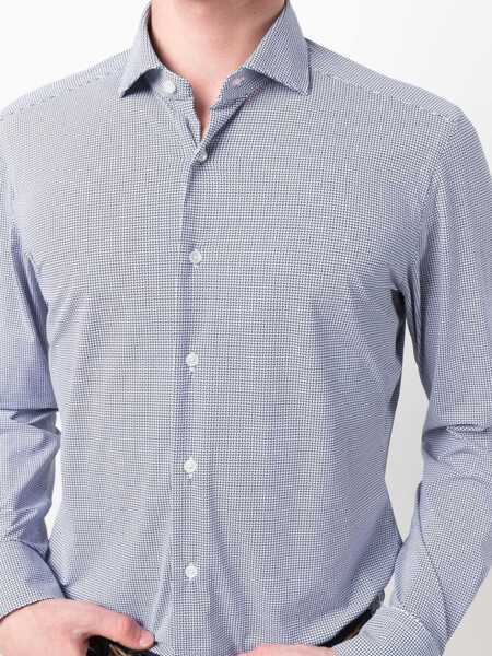 Camasi casual XACUS SHIRT Pink Barbati (BM 18898257) 5