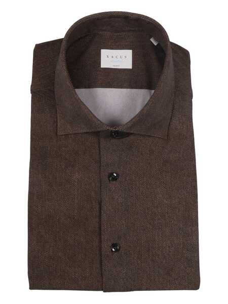 Camasi casual XACUS SHIRT Brown Barbati (BM 18898260) 1
