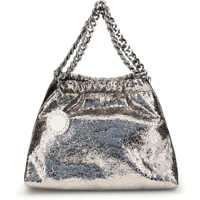 Genti de umar Metallic crackle-effect Falabella Shoulder Bag Femei
