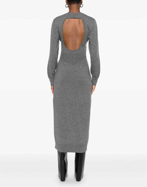 Rochii Givenchy Long knit Dress MEDIUM GREY Femei (BM 18898363) 4