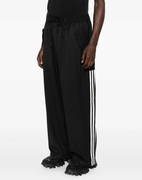 Pantaloni casual Y-3 Wool straight-leg Pants BLACK Barbati (BM 18898375) 3