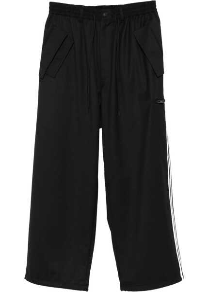 Pantaloni casual Y-3 Wool straight-leg Pants BLACK Barbati (BM 18898375) 1