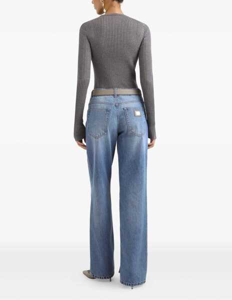 Blugi Dolce & Gabbana Straight Jeans VARIANTE ABBINATA Femei (BM 18898384) 3