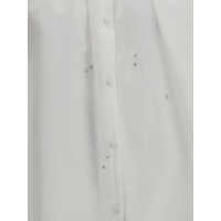 Camasi casual Dama - Camasi casual forteforte Voile Shirt with embroidery BIANCO Femei (BM 18898387) - B-mall.ro