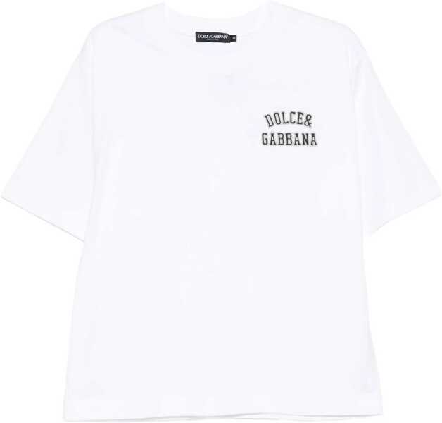 Tricouri Dolce & Gabbana Cotton T-Shirt BIANCO OTTICO Femei (BM 18898405) 1