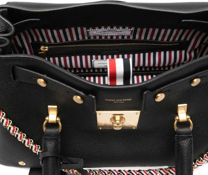 Genti de mana Thom Browne Mrs. Thom Handbag BLACK Femei (BM 18898414) 4