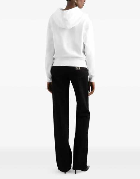 Bluze de trening Dolce & Gabbana Logo Hoodie BIANCO OTTICO Femei (BM 18898429) 3